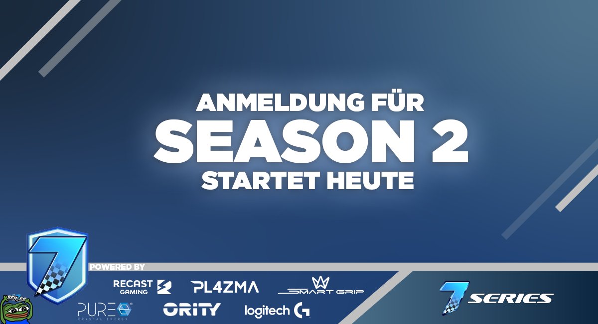 Sammelt euch mit eurem Team und seid bereit!⚡

Ab heute ist die Anmeldung für Season 2 offen!🏁

Dazu gibt es noch ein Bewerbungsturnier, aber dafür steht das Datum noch nicht fest!⚡

Zum anmelden einfach auf 7Series.de gehen!🏁

Wir sehen uns auf dem Platz!🕵️‍♂️