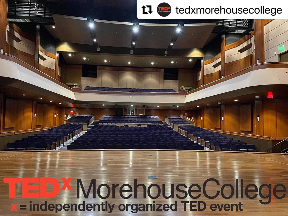 Morehouse's tweet photo. 7️⃣ more days until our speakers grace the stage at the inaugural TEDxMorehouse College. Don’t miss this 🔥 TEDx experience!
Purchase tickets here: https://t.co/wOQvTztKWj
#tedxmc
#tedxtalks
#morehousecollege
#pushingtheenvelope
#ideasworthspreading💡 https://t.co/4sjei7FQR4