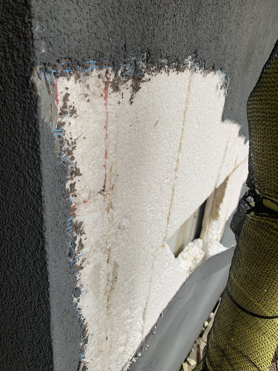 <a href="/harry_horton/">Harry Horton</a> <a href="/itvcalendar/">ITV News Calendar</a> Safe as any other? <a href="/BorisJohnson/">Boris Johnson</a> 

This is the polystyrene finally being pulled off our walls after two years of fear, uncertainty and stress. We’ve paid hundreds of thousands of pounds, with huge VAT bills on top, for waking watches &amp; fire alarms to live in our unsellable homes.