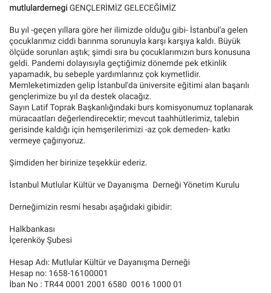 mutlulardernegi's tweet photo. GENÇLERİMİZ GELECEĞİMİZ https://t.co/fvgMTxRjYC