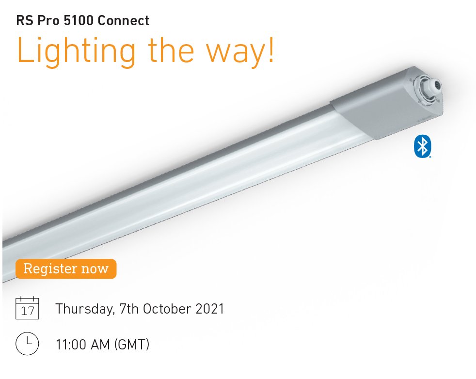 Light installations, made simple! 
Join our RS Pro 5100 Connect E-Seminar where you will see why installing this unit is like a walk in the park. 

Thursday, 7th October 2021
11:00am 

Register Today: 
forms.office.com/r/TgWEWGiVgD

#steinel #webinar #lighting #bluetooth