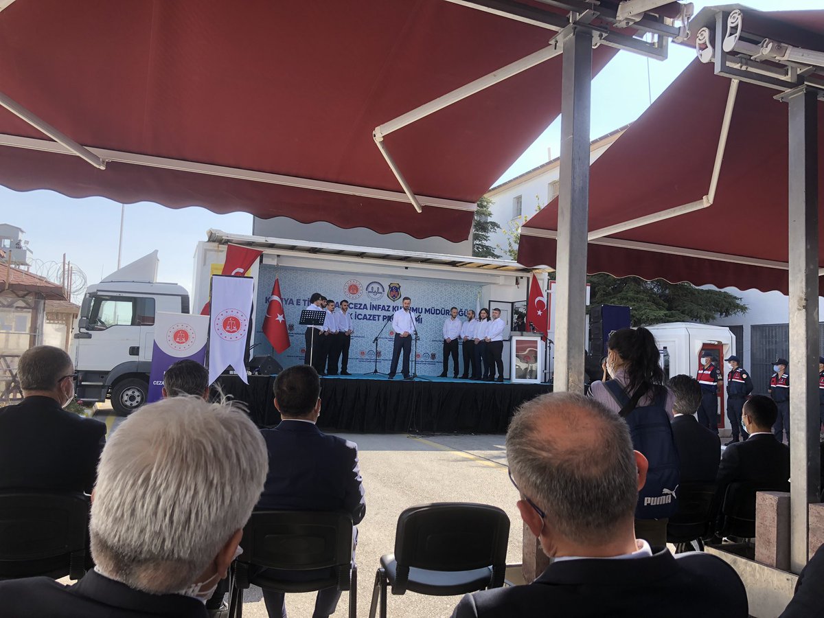 Konya E Tipi Kapalı Cezaevinde gerçekleştirdiğimiz Hafızlık İcazet Merasimi.