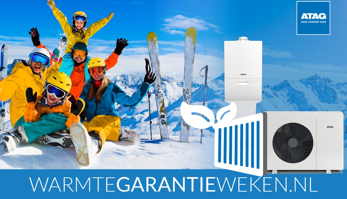 Koop je nu een ATAG CV-ketel of warmtepomp? Dan maak je nu kans op een wintersport vakantie twv €1500,-: atagverwarming.nl/warmtegarantie…