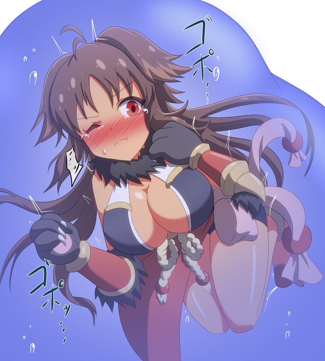 プリコネのカオリちゃんvs丸呑みスライムさん。
素早さがウリの武闘家タイプは全身包み込んでじっくり弱らせるが吉と学びました 