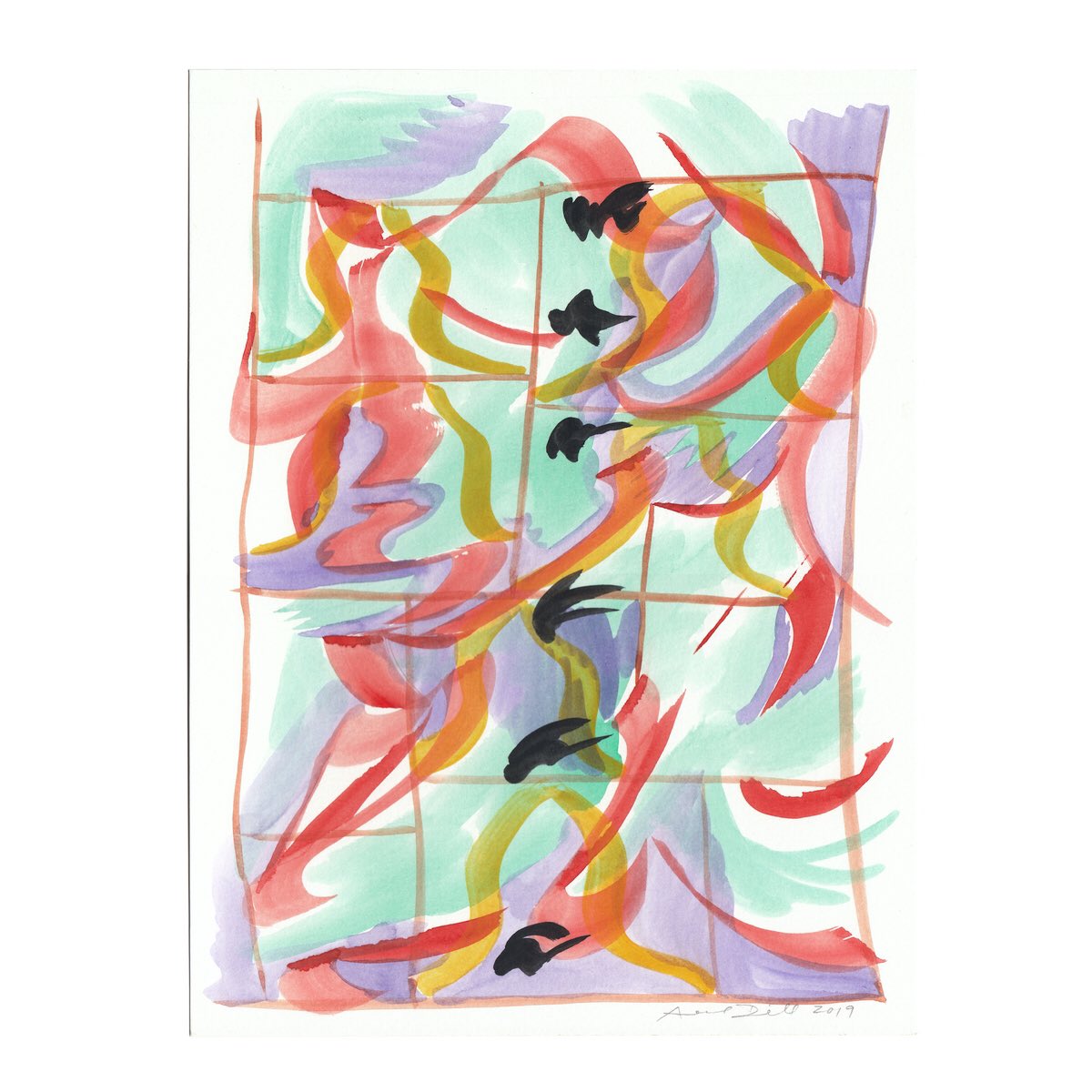 drawernyc's tweet photo. Ariel Dill
"Untitled (Four O’Clocks 22)," 2021
Watercolor and gouache on paper
12 x 9 inches
#arieldill https://t.co/7oEvfnvRO8