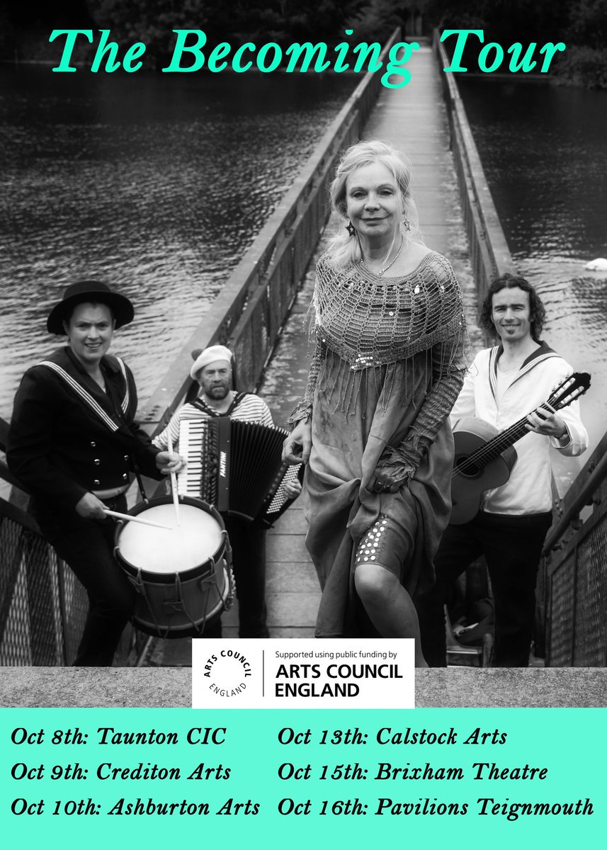 .@BecomingTour is coming up soon! Who's coming?!
With <a href="/NHarrisonSinger/">Nicola Harrison Performance</a> <a href="/GerardCousins/">GerardCousins</a> #PeteWatson
<a href="/CICCICTaunton/">CICCIC</a> <a href="/ashburtonarts/">Ashburton Arts</a> <a href="/CalstockArts/">Calstock Arts</a> <a href="/pavilions/">Pavilions</a> <a href="/BrixhamTheatre/">Brixham Theatre</a> <a href="/CredArts/">Crediton Arts Centre</a>