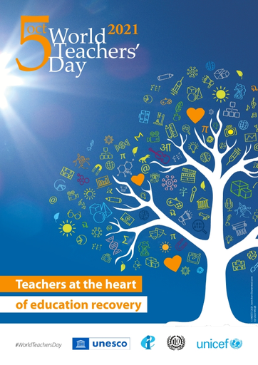 FlyingCowsJozi's tweet image. Wishing all our teachers a very Happy World Teachers’ Day. Working hard at the heart of education recovery you never fail to amaze us! 

Thank you so much for your inspiration and dedication 👩🏾‍🏫🧡🧑🏾‍🏫🧡

#WorldTeachersDay #WorldTeachersDay2021 #InvestInTeachers #CelebrateTeachers