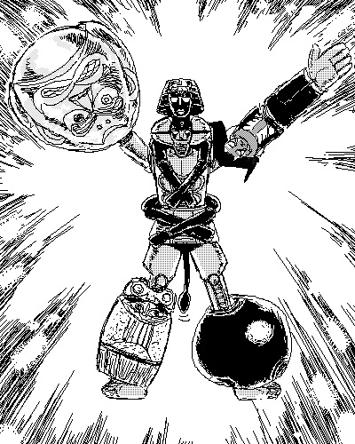 「六神合体ゴッドマーズ」が10月2日で放送40周年だったらしいので、昔絵板で描いた六神合体絵を上げてみる。
左は原作版。右は六神合体ゴッドジオン 