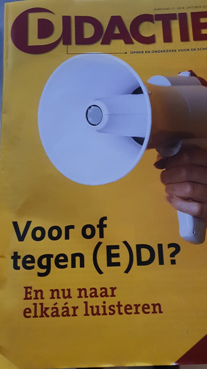 Rienkje1's tweet image. De nieuwe Didactief ligt op de mat met een kop die uitnodigt tot lezen. Ik kan alvast verklappen: het bijbehorende artikel is het lezen waard en de conclusie spreekt mij als lid van #teamgrijs of #teamnuance natuurlijk aan 😉 #onderwijs #evidenceinformed #edi @DidactiefOnline