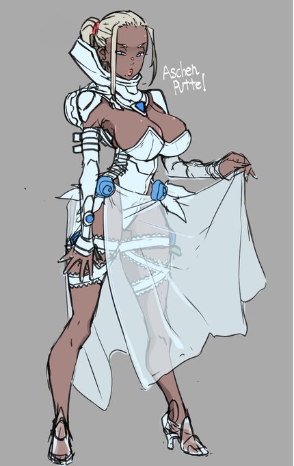 契りを迫る「王子」から逃げ続けるバイオロイドレーサー、アッシェンプッテルちゃん。 #ラスオリ公募展 