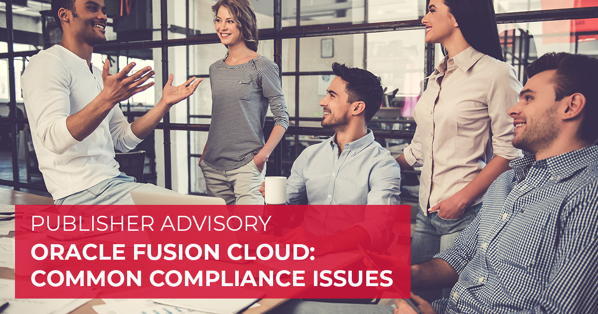 SoftwareOne's tweet image. #compliance issues in the cloud might be different than those on premise, but they still exist. Learn which are the most common for #OracleFusionCloud users and how to avoid them: ow.ly/TJay50Gl9xN

@Oracle #AuthorizedUsers #ActiveUsers #PublisherAdvisory
