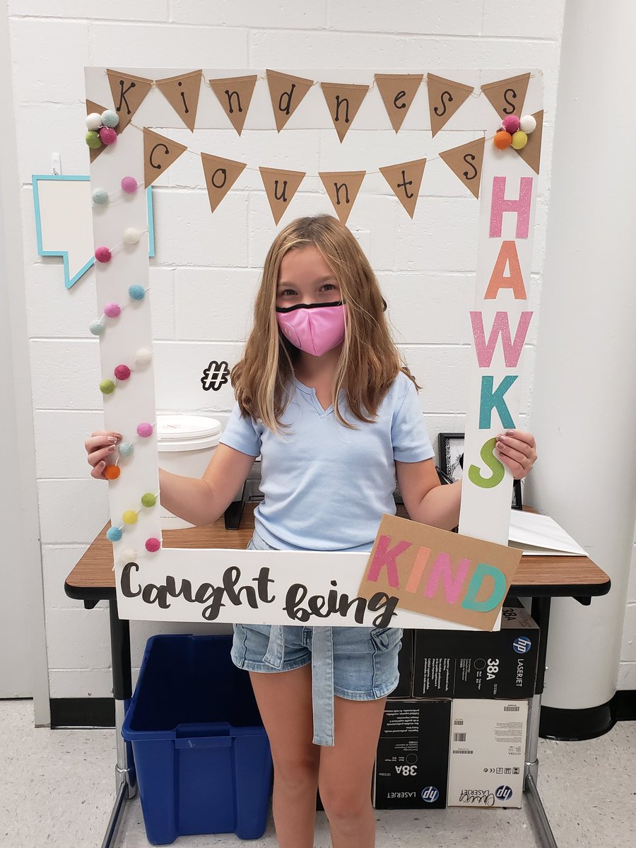 It's October and MMS Hawks are spreading kindness! Milena and Hope were caught being kind. Who will be next? <a href="/MTPSNJ/">Marlboro Twp Schools</a> <a href="/MarlboroMiddle/">Marlboro Middle School</a>