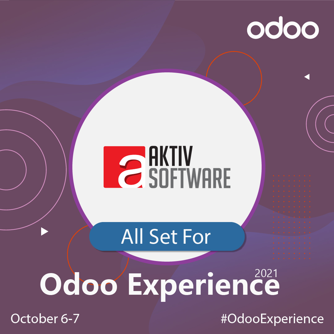 Aktiv_Software's tweet image. We are excited to attend the annual event of @Odoo digitally!
Are you attending #OdooExperience2021?

#odoo14 #odoo15