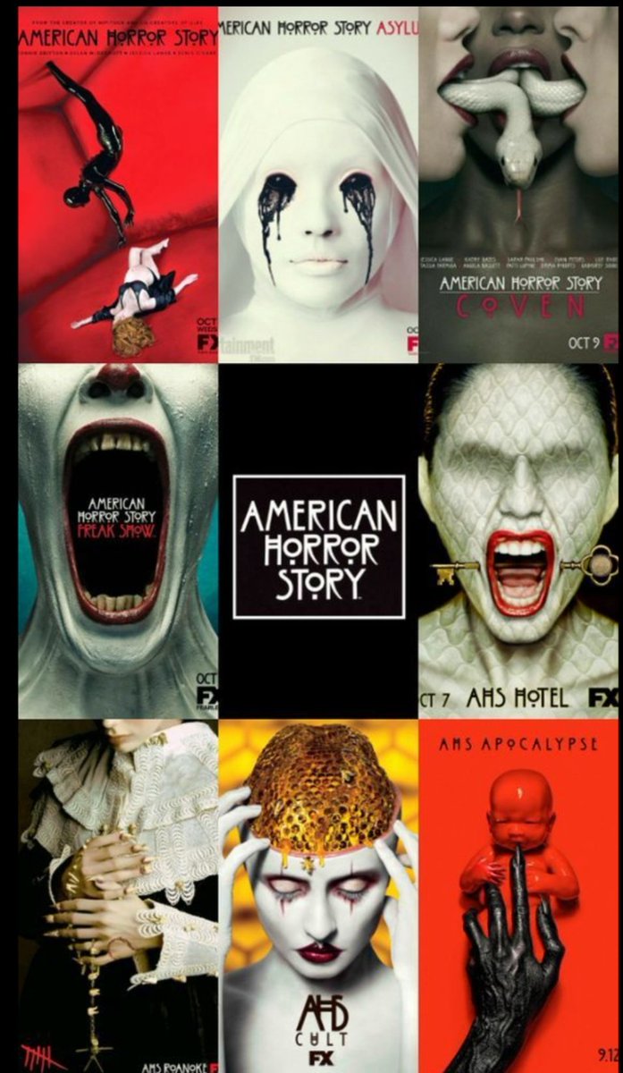 AMERICAN HORROR STORY celebra su DÉCIMO aniversario. Desde Murder House, ¿Cuál es la mejor temporada de la serie?