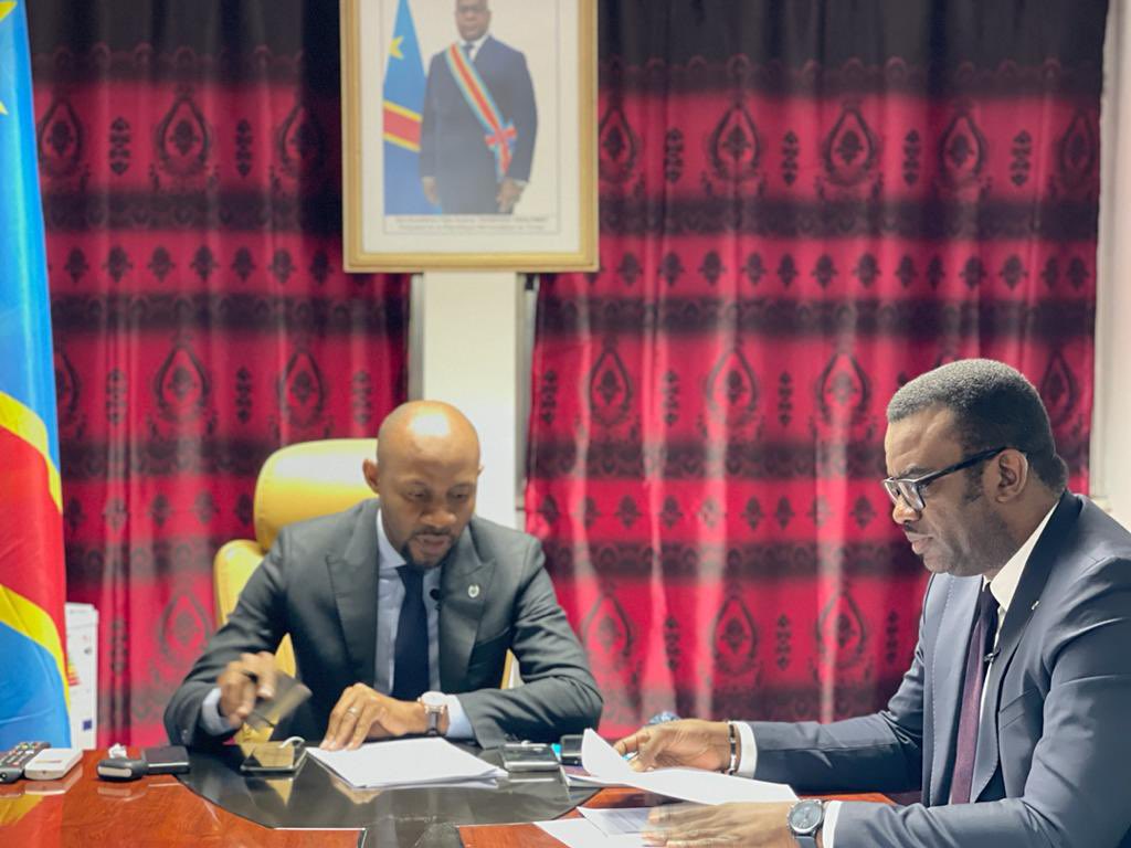 PatrickMuyaya's tweet photo. #RDC : A suivre dans quelques minutes en direct sur la #RTNC #BriefingPresse sur l’état des lieux des réformes de l’administration publique avec le vice-premier ministre, ministre de la fonction publique @Lihau_Ebua ! REDEVABILITE #ChangementDeNarratif https://t.co/TbvAaD49ln