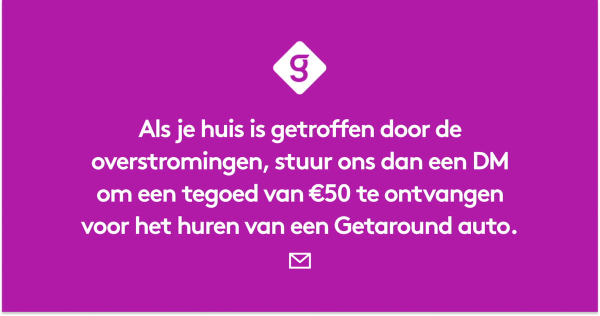 Getaround Belgium tweet media