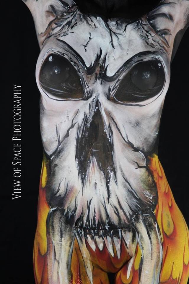 ViewofSpace's tweet photo. #bodypaint #creepy #viewofspace https://t.co/2A9PTgLK1d