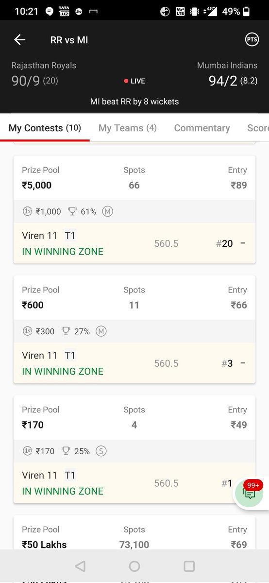 fangirl_crick's tweet photo. #ipl2021Ishan Kishan you absolute Banger 🔥🔥🌟
10k more in 😘
Congrats to all who played
#MIvsRR #IPL2021
https://t.co/cwoaQ3aCEm https://t.co/nbghGoZFBb