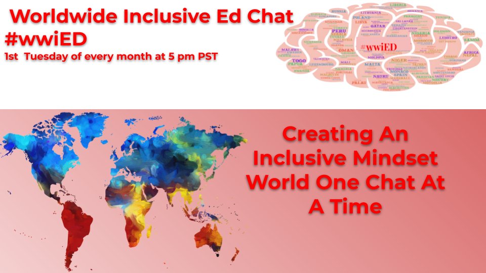 Super excited to moderate #wwiED on #Equitable Service in Education on Tues Oct 5th at 5pm PST, 6pm MST, 7pm CST 8pm EST. Everyone is welcome to join the conversation! #Equity #Diversity #Inclusion #Access #IAEDinCTE #SCCHAT #NVedchat #teachnvchat #LeadK12chat #CAedchat