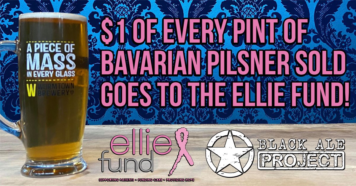 This months @BlackAleProject charity of the month is the @elliefund to support #BreastCancerAwarenessMonth Join us at our @PatriotPlace location tonight at 4pm to kickoff the support for this great cause! #beerforcharity #endbreastcancer #BreastCancerAwareness