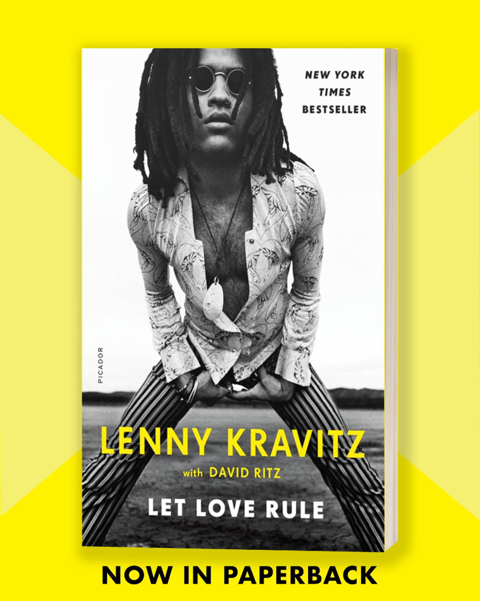 Lenny Kravitz on Twitter: "On the eve of the first anniversary of my memoir, Let Love Rule, the ...