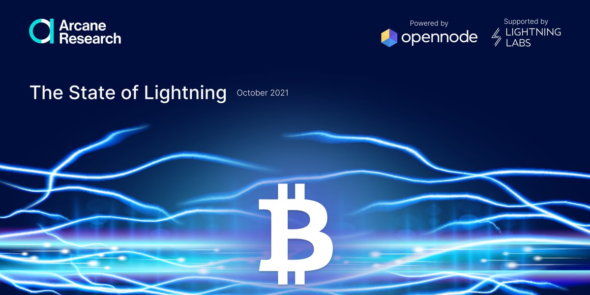 K33 Research (@k33research) on Twitter photo NEW REPORT: The State of Lightning⚡️
The State of Lightning provides the most comprehensive overview of usage on the Lightning Network seen to date.
Powered by <a href="/OpenNodeCo/">OpenNode Support</a> and supported by <a href="/lightning/">Lightning Labs⚡️🌐</a>
Download now: research.arcane.no/the-state-of-l… NEW REPORT: The State of Lightning⚡️
The State of Lightning provides the most comprehensive overview of usage on the Lightning Network seen to date.
Powered by <a href="/OpenNodeCo/">OpenNode Support</a> and supported by <a href="/lightning/">Lightning Labs⚡️🌐</a>
Download now: research.arcane.no/the-state-of-l…
