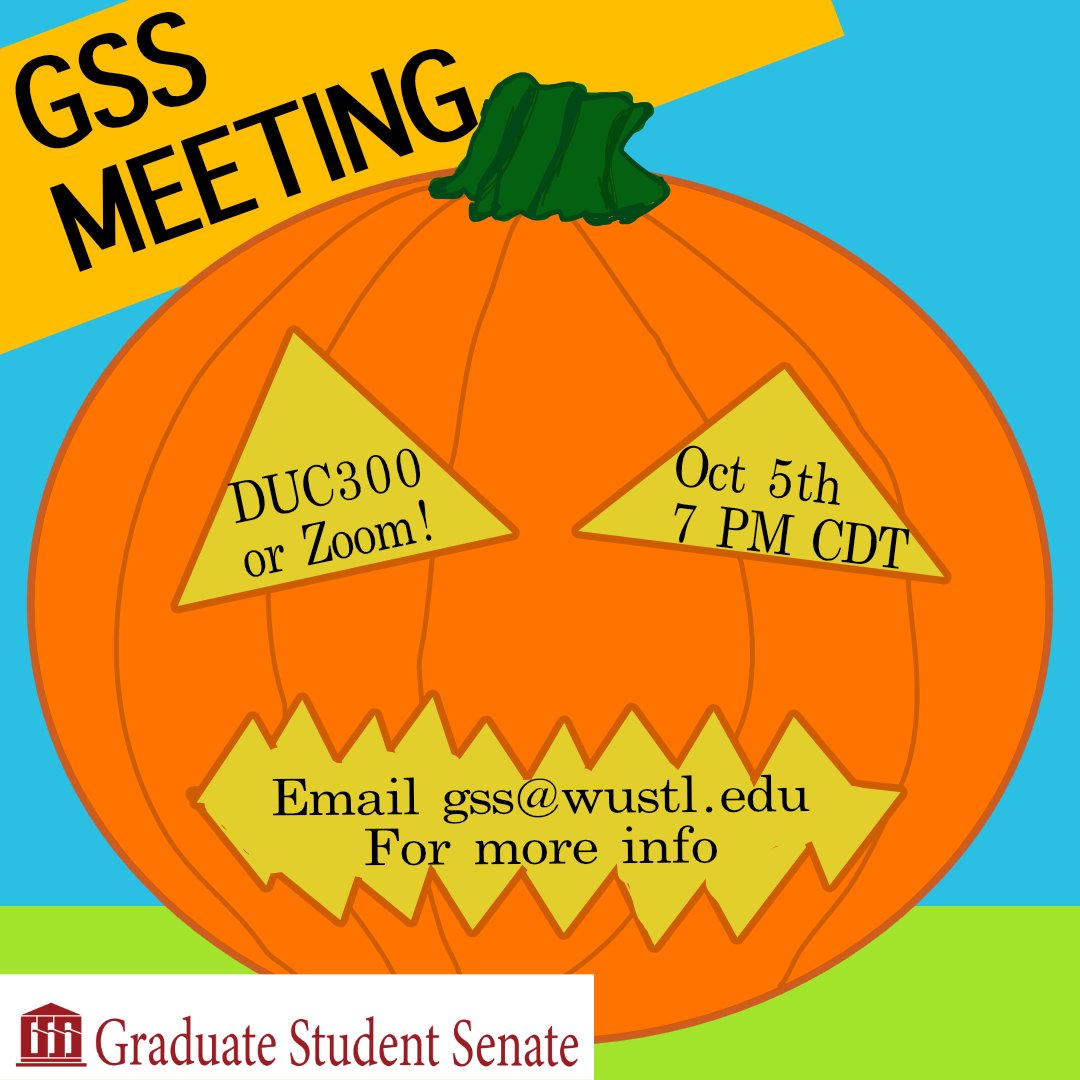 Hey everyone! A friendly reminder that this month's GSS meeting is tonight at 7PM in DUC300 and over Zoom. We hope to see you there!