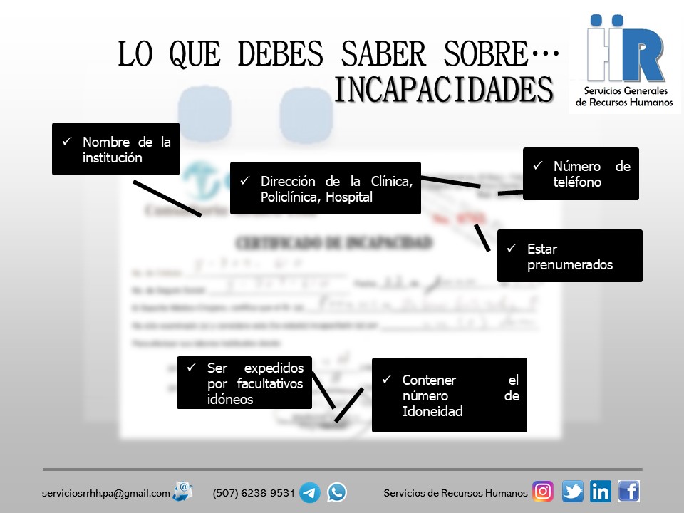 serviciosrrhh's tweet photo. Culturizando
Lo que debes Saber...

#incapacidades #Panama #recursoshumanos #planillas #datitos #panamacity #css https://t.co/0Te61vPHan