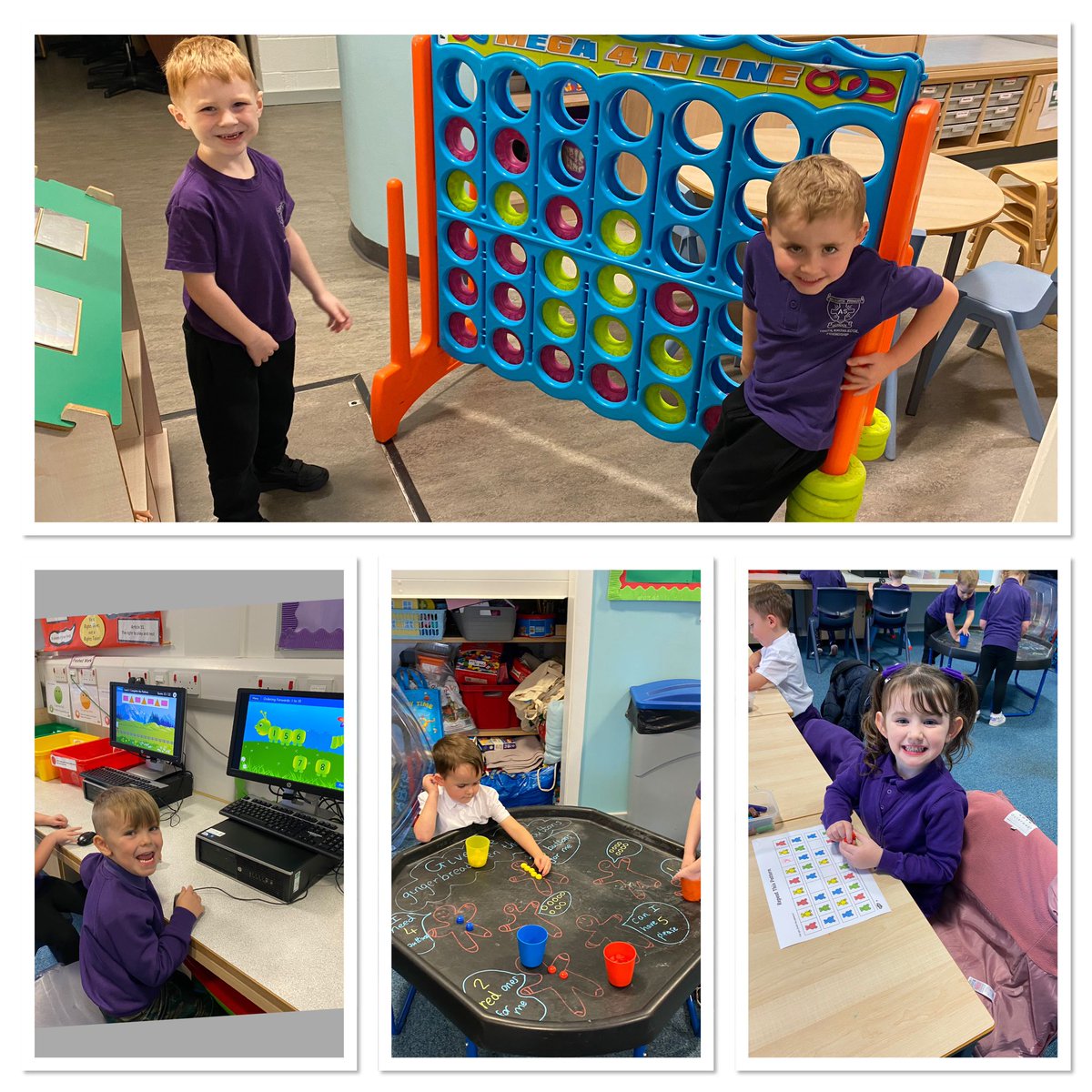 ASP180's tweet photo. P1b have been very busy over the past few weeks. Here's some photos showing a selection of our activities, including some pictures from Maths Week. #invnum #MathsWeekInverclyde #MathsWeekScot https://t.co/MqWHxYtpO4