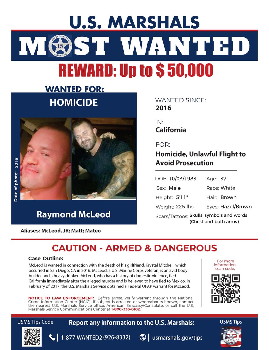 USMarshalsHQ's tweet photo. The USMS established the 15 Most Wanted Fugitive Program in 1983 to prioritize investigation &amp; apprehension of some of the country’s most dangerous fugitives. Rewards up to $25,000 are offered for information leading to arrests. Submit a tip. https://t.co/Iz53SLl2ak. https://t.co/4syieW9jeA