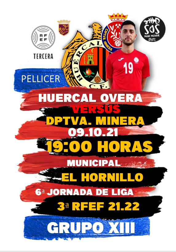 <a href="/treceraG13/">Trecera.com ⚽️</a> 🏆 cartel para el encuentro con <a href="/Pelli__/">Pablo Pellicer</a> ⚽️ como protagonista minero ⚒️ <a href="/DeportivaMinera/">Club Deportiva Minera</a> 🇩🇰 UPCT