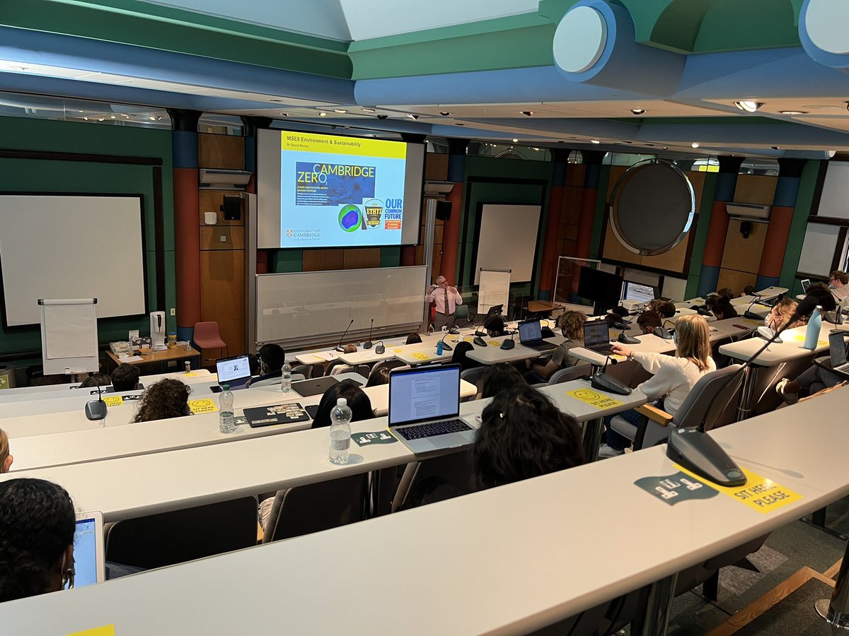 Nice to be back in the lecture theatre with our <a href="/Cambridge_Uni/">Cambridge University</a> #Management Studies Tripos students and great listening to the brilliant <a href="/thomroulet/">Thomas Roulet</a> and <a href="/DMReinerCamb/">David Reiner</a>.