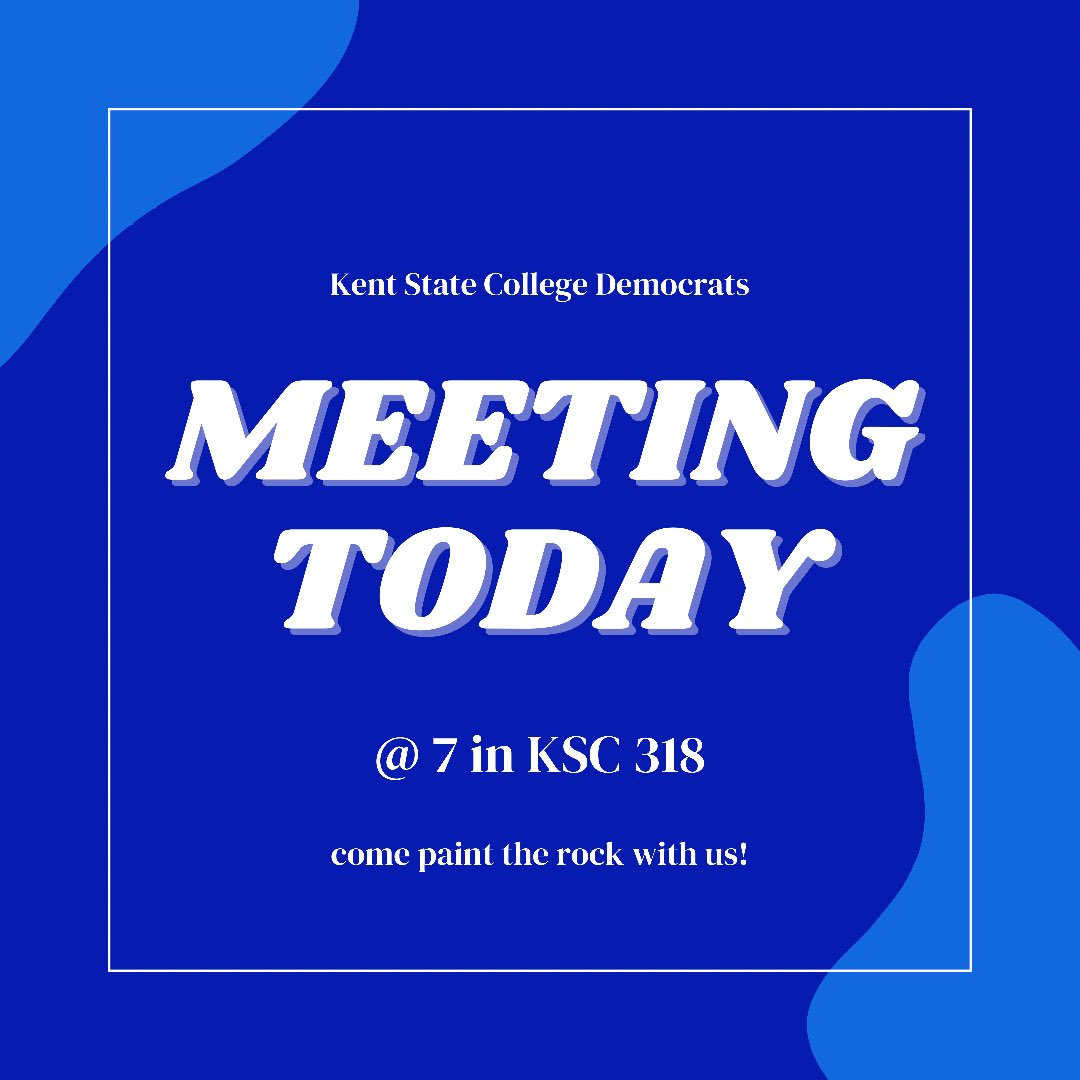 Kent State College Democrats tweet media