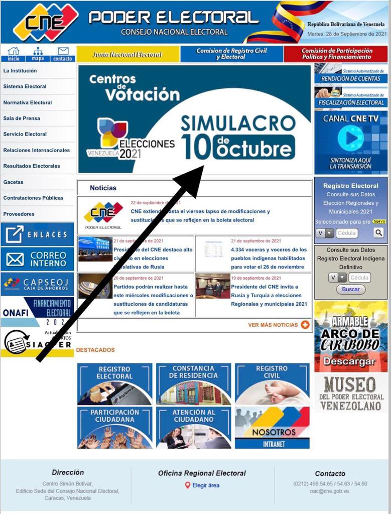 taniadamelio's tweet photo. A través de la página https://t.co/koqemdmEpc, podrás consultar cuáles serán los centros de votación habilitados para el Simulacro Electoral que se realizará este domingo #10oct https://t.co/4gun3gptOv