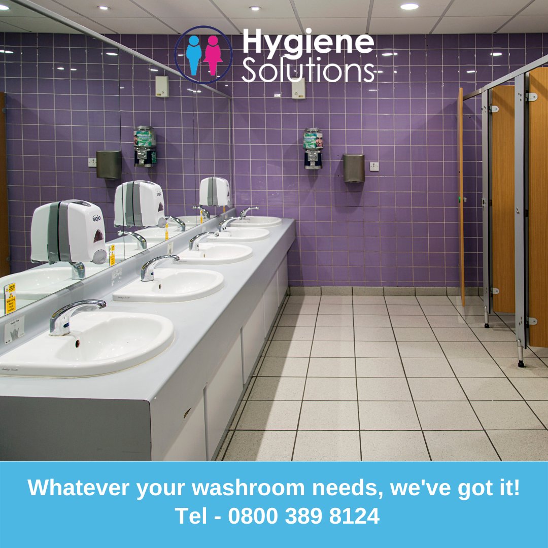 Hygiene for your staff and visitors is more important now than ever before.  We offer soap dispensers, hand sanitizers, air fresheners, nappy disposal bins, and more for companies across the UK.

Contact us for more information: 0800 389 8124
