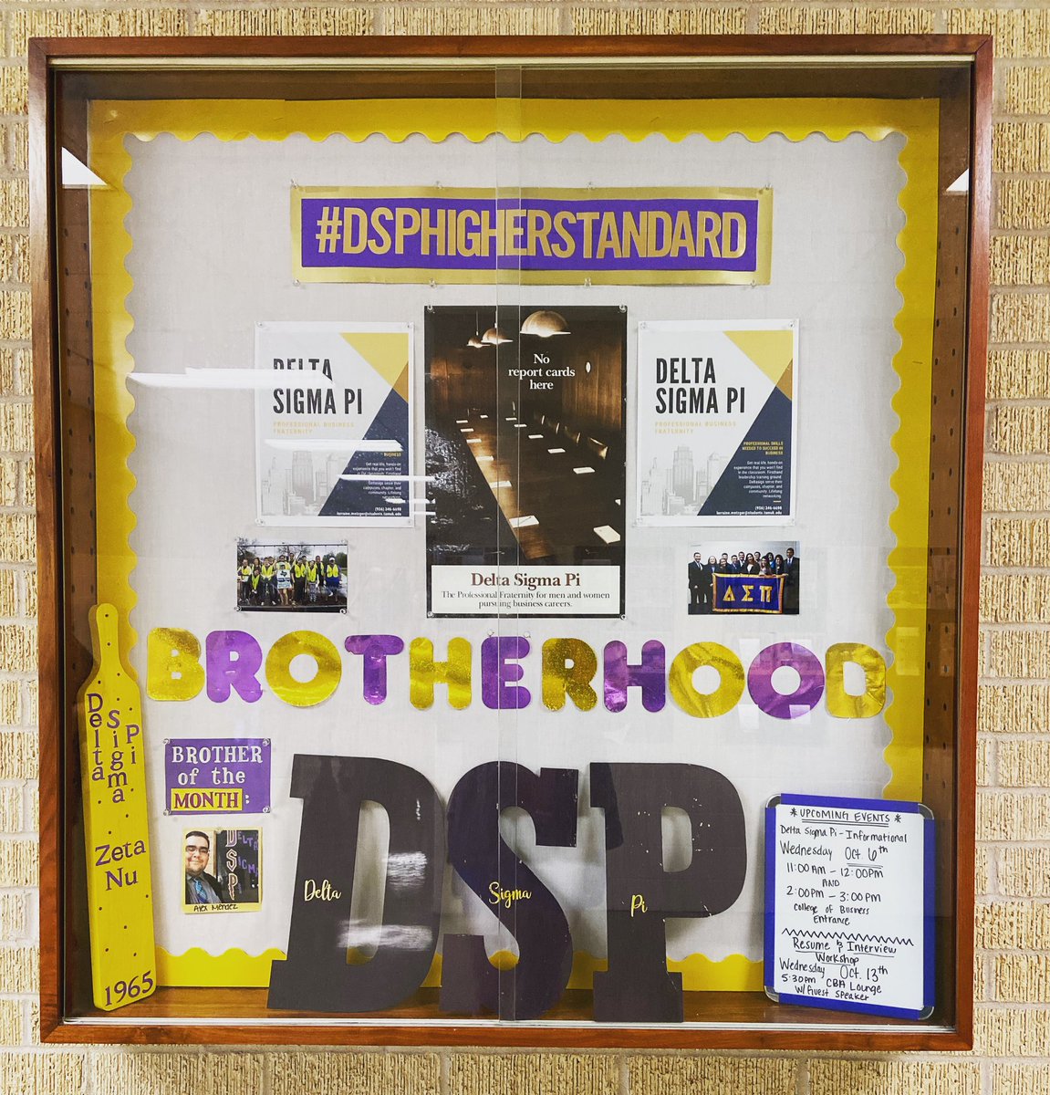 Updated board in the CBA ✨ 

There’s still time to join Delta Sigma Pi

It’s not just 4 years, it’s for life! #tamuk #zetanu #DSP #Businessfraternity #coed
