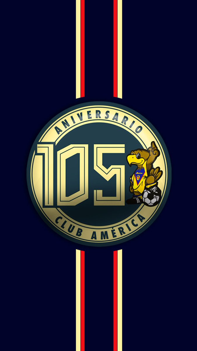 Club America 105 Anniversary patch 100% Authentic America Parche 105 Aniversario 
