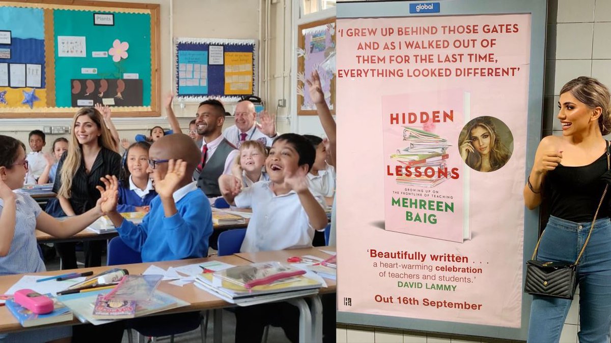 Bobby_Seagull's tweet photo. Happy #WorldTeachersDay to one of my best pals & teacher-turned-TV presenter @thequeenmehreen.
We've both visited schools as patrons for charity @UKThankATeacher & I saw incredible connection she makes with children.
Check her new book on her teaching experience #HiddenLessons https://t.co/gXaQwOk04M