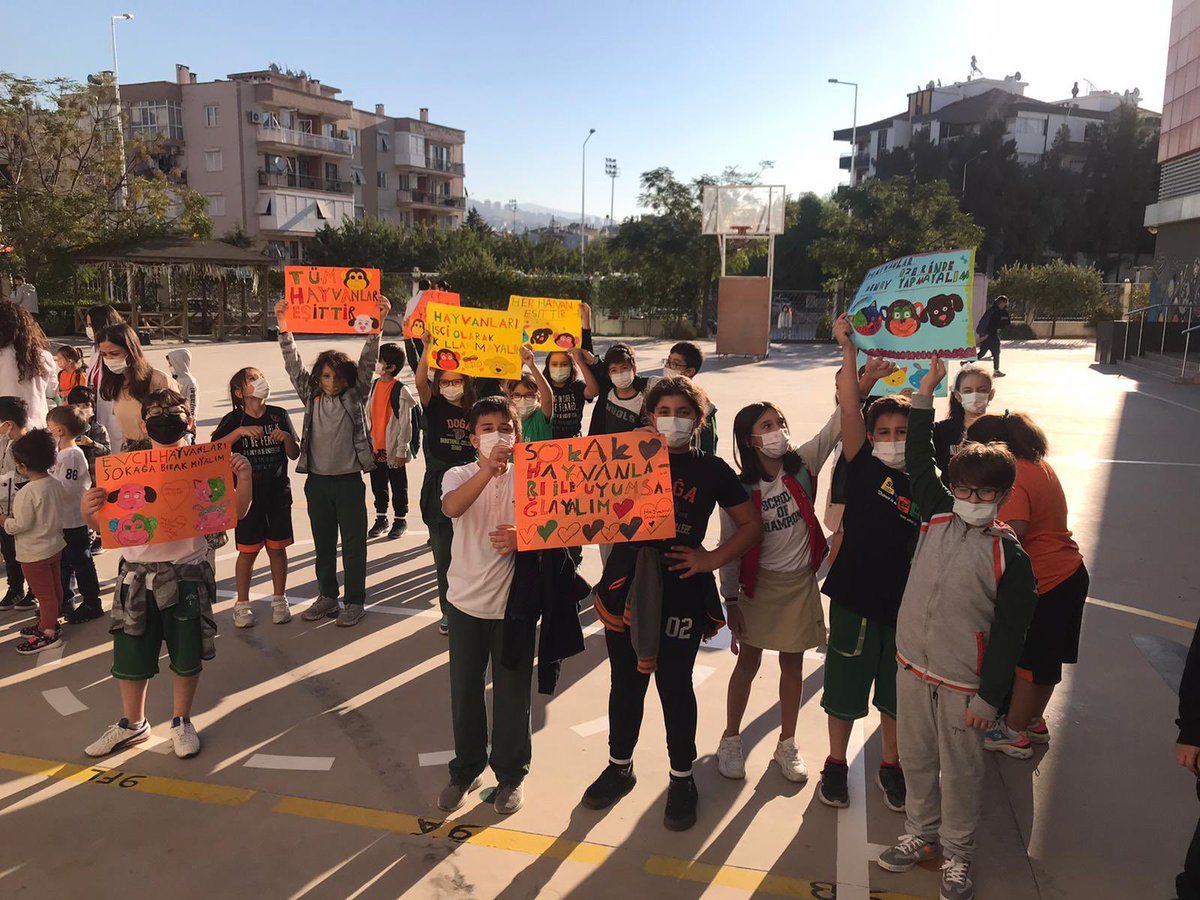 4 Ekim Hayvanları Koruma Günü kapsamında öğrencilerimizin hazırladığı afişler ve maskeler ile gerçekleştirdiğimiz yürüyüşümüzden kareler…
Bir gün değil her gün koruyacağız! 🐶🐱🐥🐝 
<a href="/DogaOkullari/">Doğa Koleji</a> <a href="/KvancBarlas/">Kıvanç Barlas 🇹🇷</a> <a href="/OzumAtca/">Özüm</a>