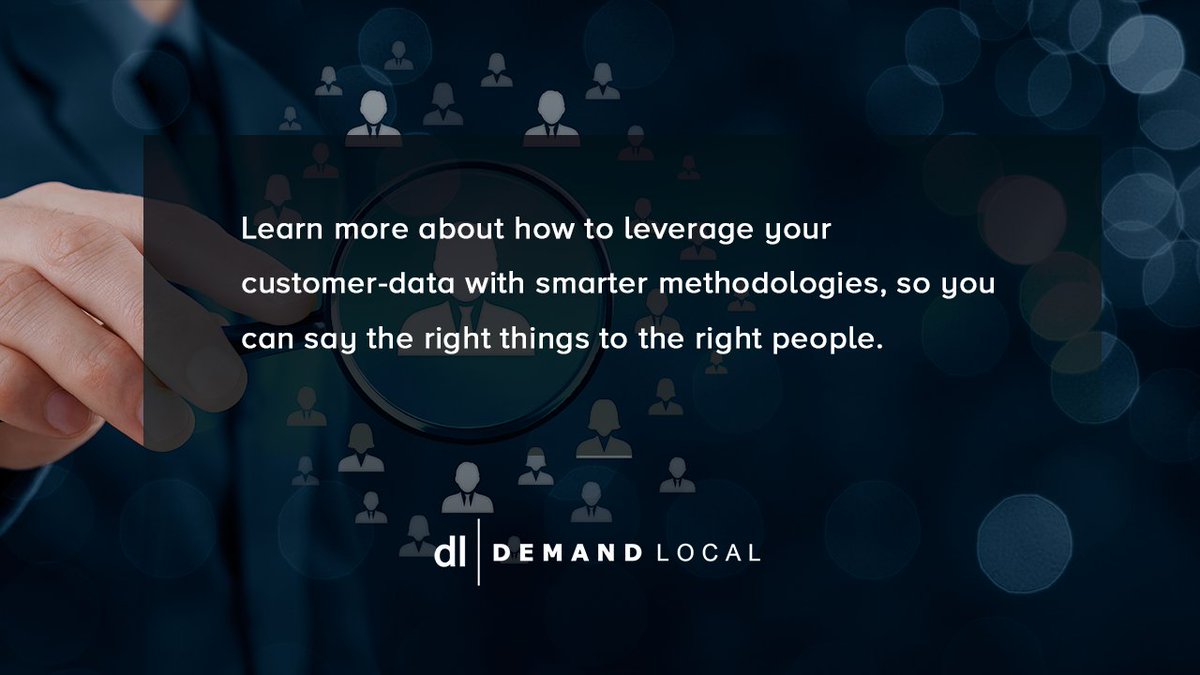 Increasing the ROI of every marketing dollar starts with having the right information about your customers. Learn how a well-rounded view of your customers can open the door to better relationships. 
bit.ly/2ZoKar3
