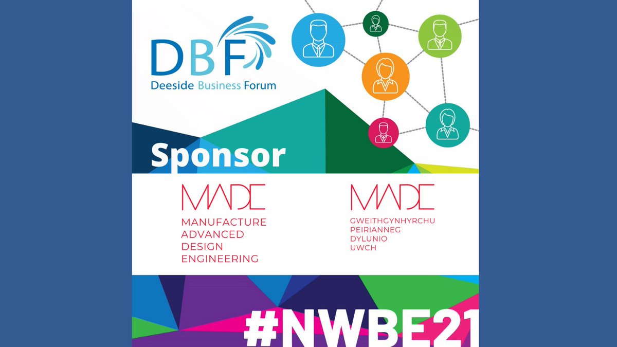DBF Forum (@dbf_forum) on Twitter photo We are pleased to welcome <a href="/MADECymru/">MADE Cymru</a> (University of Wales Trinity Saint David) as a sponsor of #NWBE21 which takes place on Wednesday 27th October, 8am - 2pm.
Exhibition space has now sold out for the event but you can still attend for FREE as a delegate.
bit.ly/2W98a0h We are pleased to welcome <a href="/MADECymru/">MADE Cymru</a> (University of Wales Trinity Saint David) as a sponsor of #NWBE21 which takes place on Wednesday 27th October, 8am - 2pm.
Exhibition space has now sold out for the event but you can still attend for FREE as a delegate.
bit.ly/2W98a0h