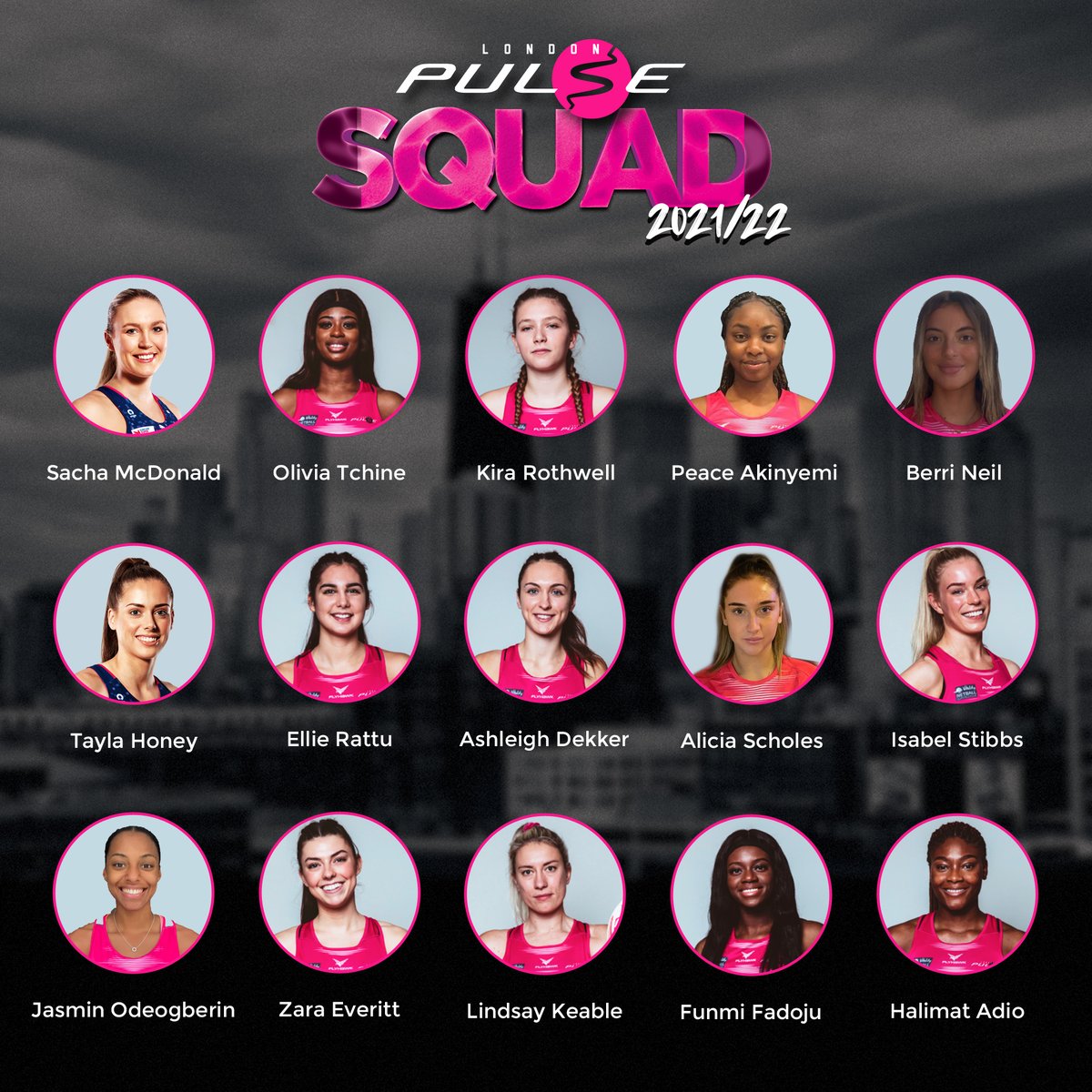 Pulse_Netball's tweet photo. And here the team is in full
21/22 VNSL Squad - complete!
#ProudToBePulse #WorldClass #OneTeam https://t.co/iapvc9K4cr