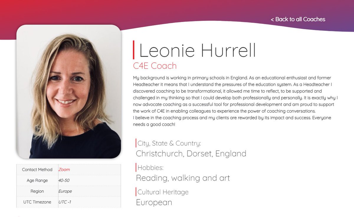 Coach4Educators's tweet photo. #coaching4educators 
#personalsupportforteachers
#learningadventure 

Are you interested in becoming a C4E Coach?

Meet our Coaches… https://t.co/bJarJYbqRn