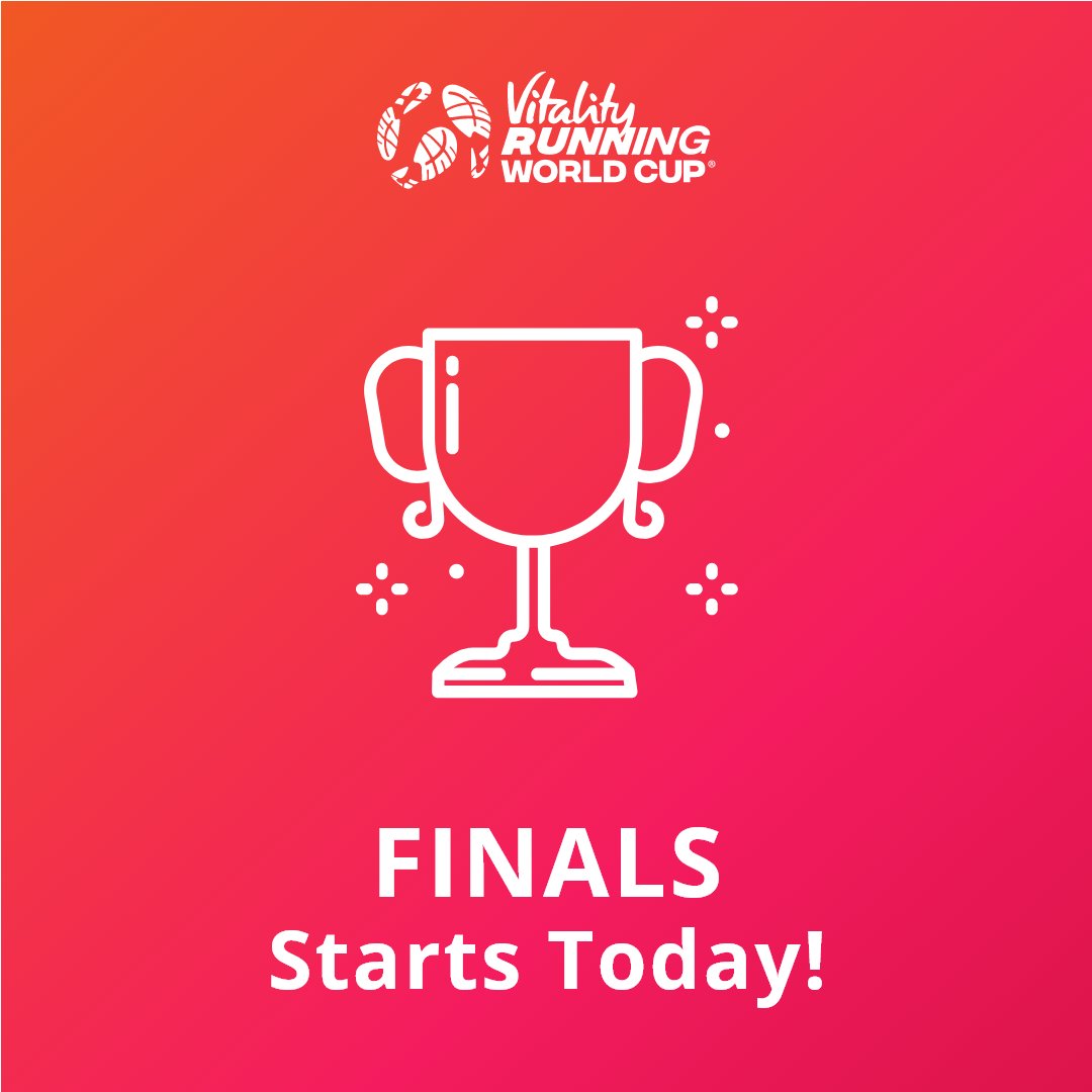 📣It's the first day of the Finals! Get out there and run for world cup glory!🏆 For those who have been knoced out, keep running, as you're making a huge difference to children in need 🏃‍♀️=💉

#VitalityRunningWorldCup #EveryRunCounts #EveryRunnerCounts