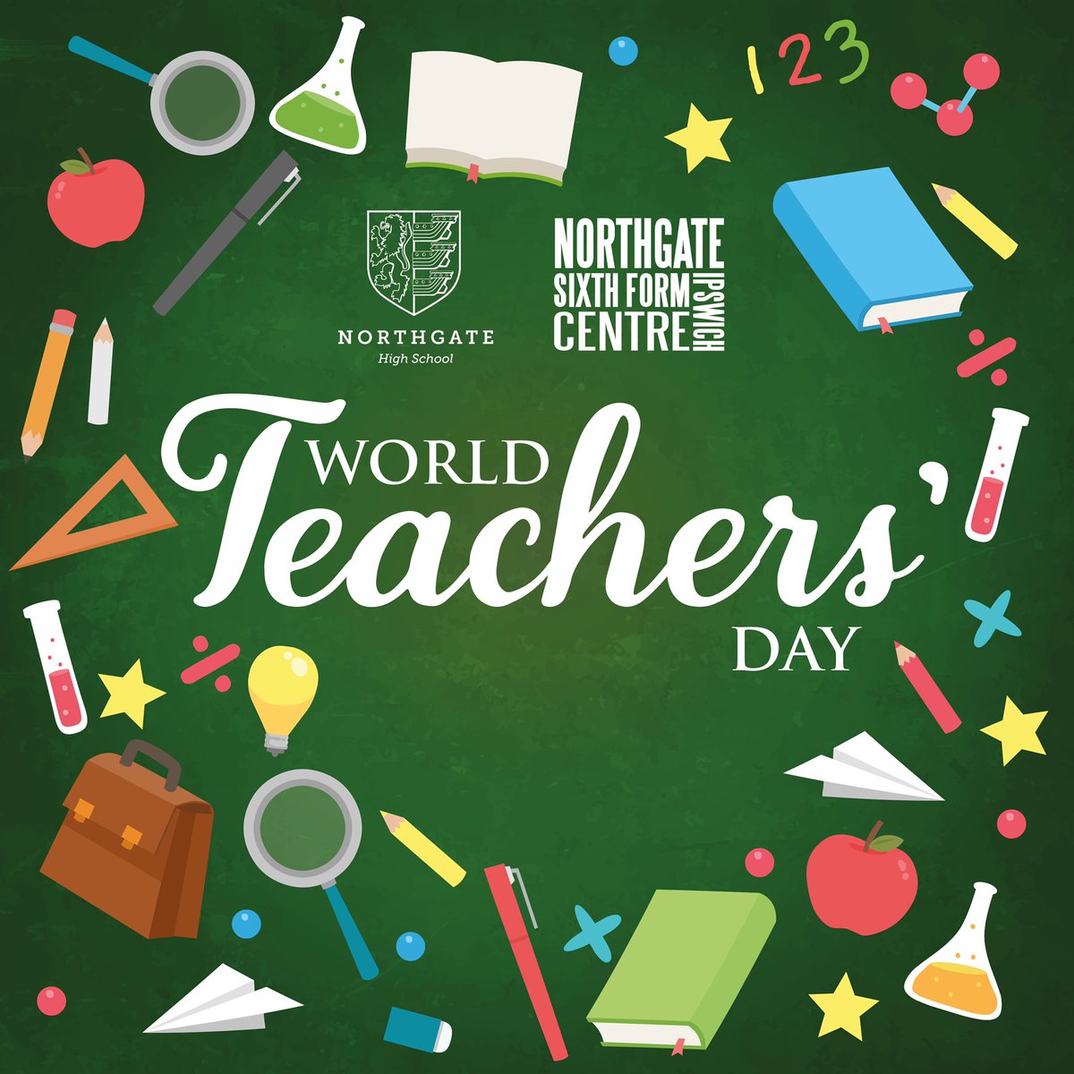 northgatesixth's tweet photo. Today we celebrate the hard work and dedication that our teachers and support staff show every day to support all of our students.
Thank you all for guiding the next generation! #WorldTeachersDay2021 #WTD2021 #hardwork #dedication #teachers #supportstaff #guidingthenextgeneration https://t.co/kudrSDVYvu