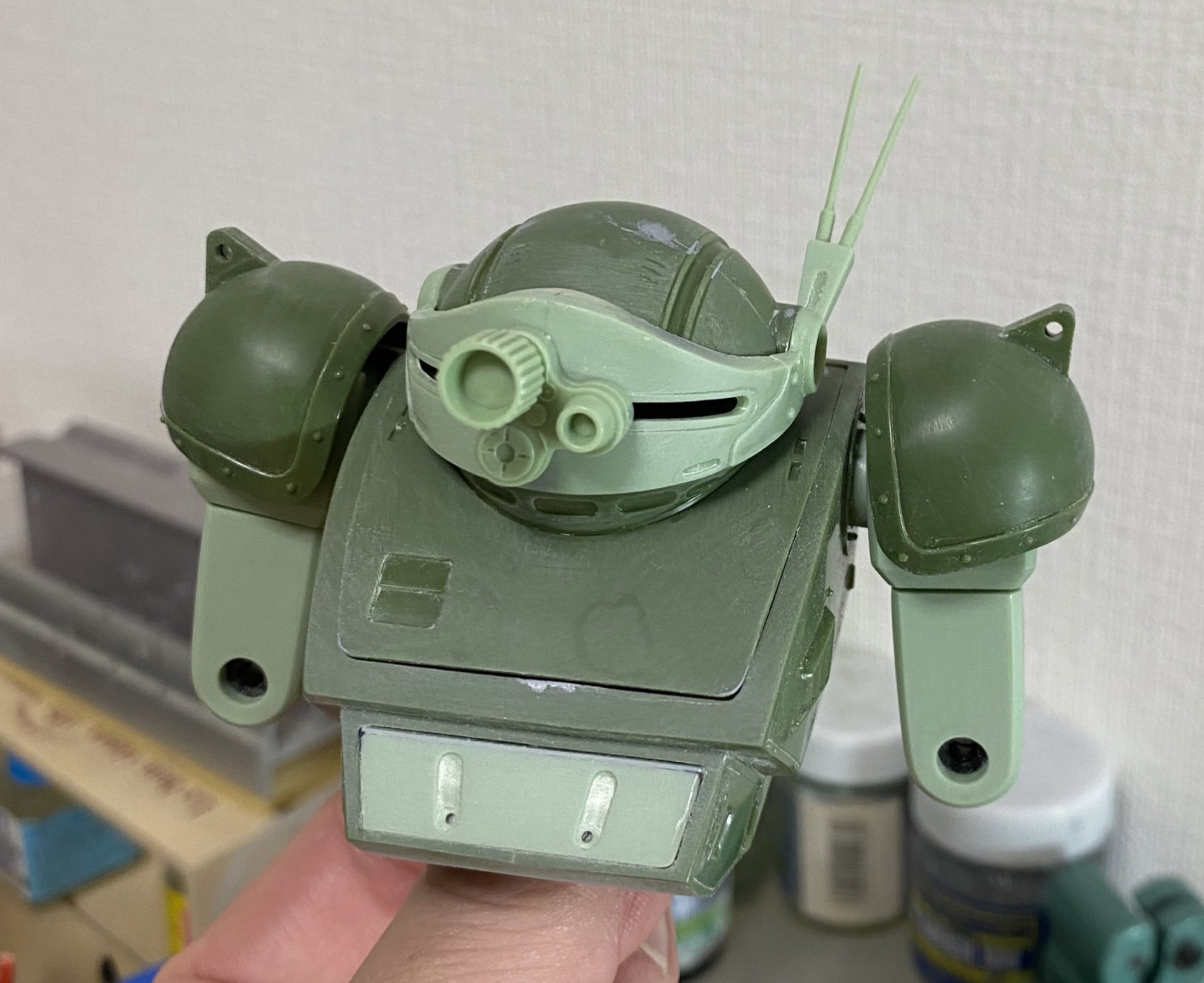ボトムズ スコープドッグ 1/24 塗装済完成品 旧キット タカラ タカラSAK 1/24 装甲騎兵ボトムズ スコープドッグ組立てレビュー