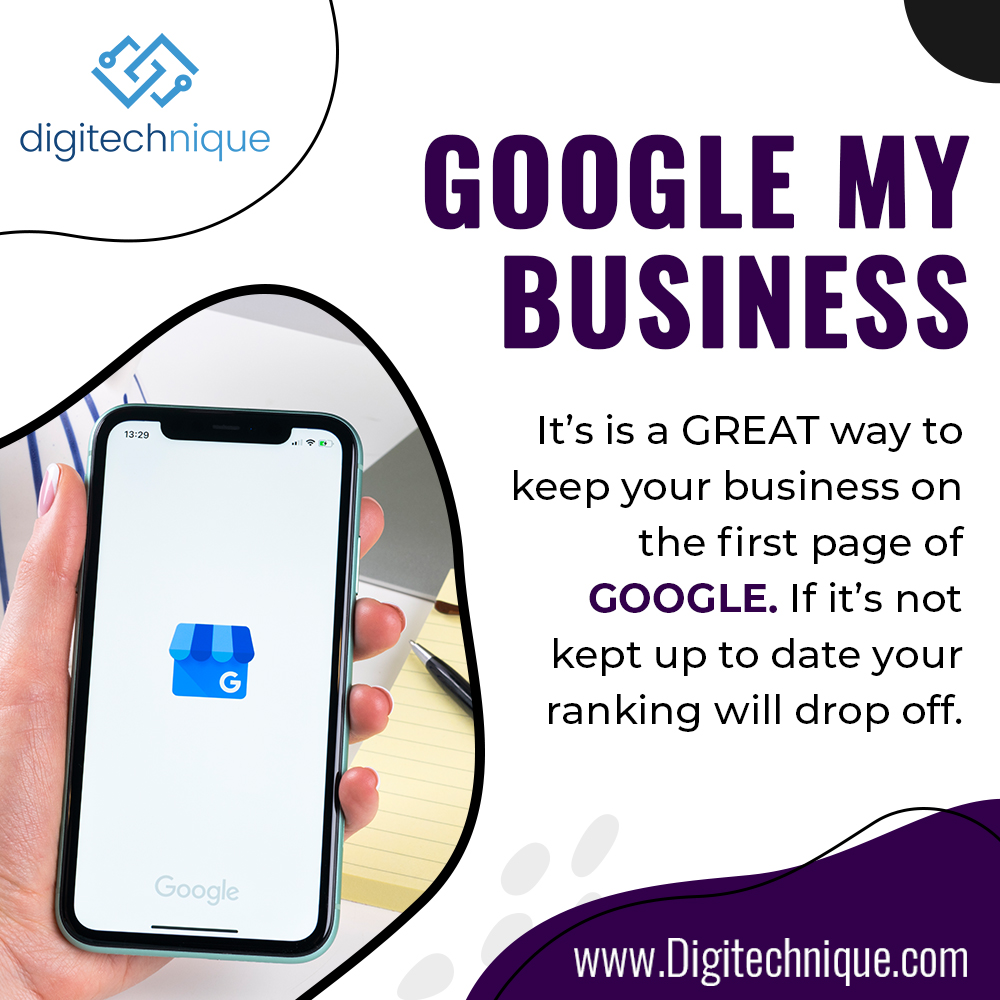 Digitechnique's tweet photo. Google My Business is a GREAT way to keep your business on the first page of Google. If itโs not kept up to date your ranking will drop off.
https://t.co/QirQjLJQCw
#GoogleMyBusiness #GoogleTip #DigitalMarketing #SmallBusinessMarketing https://t.co/gQmVw73IAf