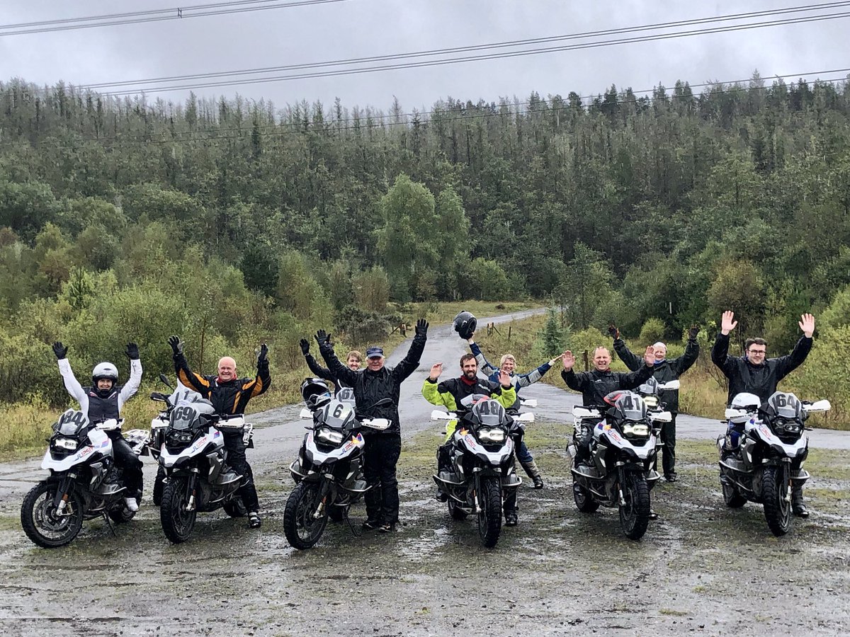 offroadskills's tweet photo. A bit grey and miserable but that did nothing to stop these smiles! Level 1 & Level 2: Foundation - 1st/2nd October 2021 #offroadskills #metzelermoto #makelifearide https://t.co/HCTRxwPcxf