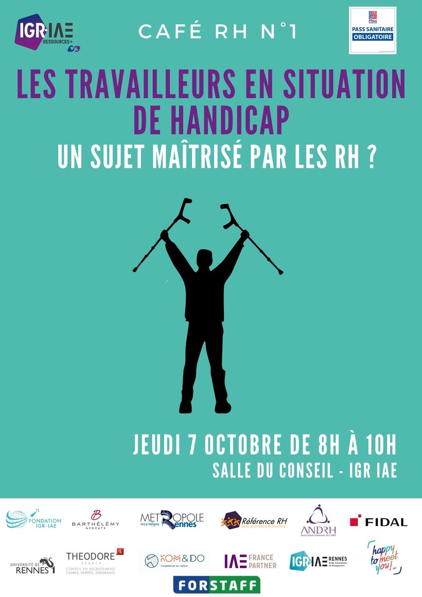 Rplus_Igr's tweet photo. ☕️[J-2 avant le café RH]☕️
Vite, il reste quelques places !
Inscriptions : https://t.co/3McwgrbkoR
Participation de 5€ sauf partenaires (sponsors et étudiants)
Pass sanitaire obligatoire https://t.co/MI3Q3Om6ox