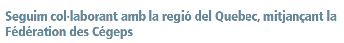 fpo_continua's tweet photo. ✅🗞📢Seguim amb l’#INFORMA’T20. En la secció #breus l’@fpo_continua “Seguim col·laborant amb la regió del Quebec, mitjançant la Fédération des Cégeps”👉https://t.co/GTWXDPZkvI #el20del2021 #millorarsempreespossible https://t.co/O5gmoJ7Mk3